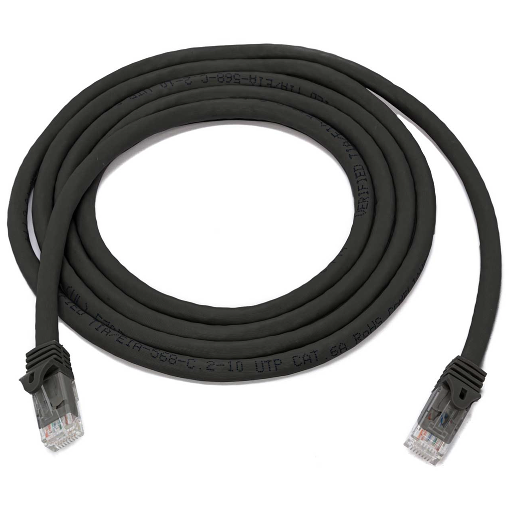 CAT6A-025-BK