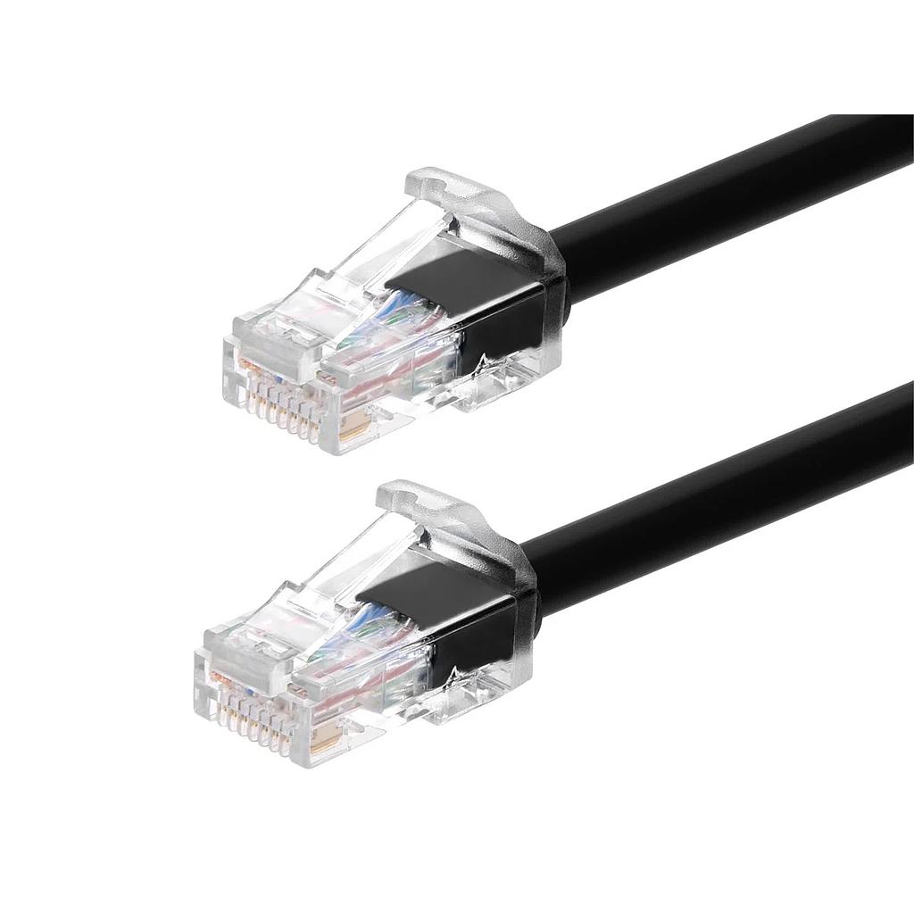 Cat6A Component Level Ethernet Patch Cable - 7ft Black
