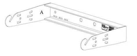ACC ALUMINUM BLACK MKD1000 U-BRACKET