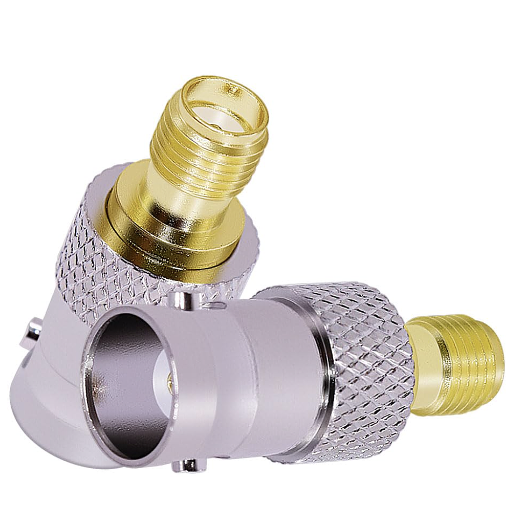 SMA to BNC Coaxial Adapter SMA Female to BNC Female Coax Connectors for SDR